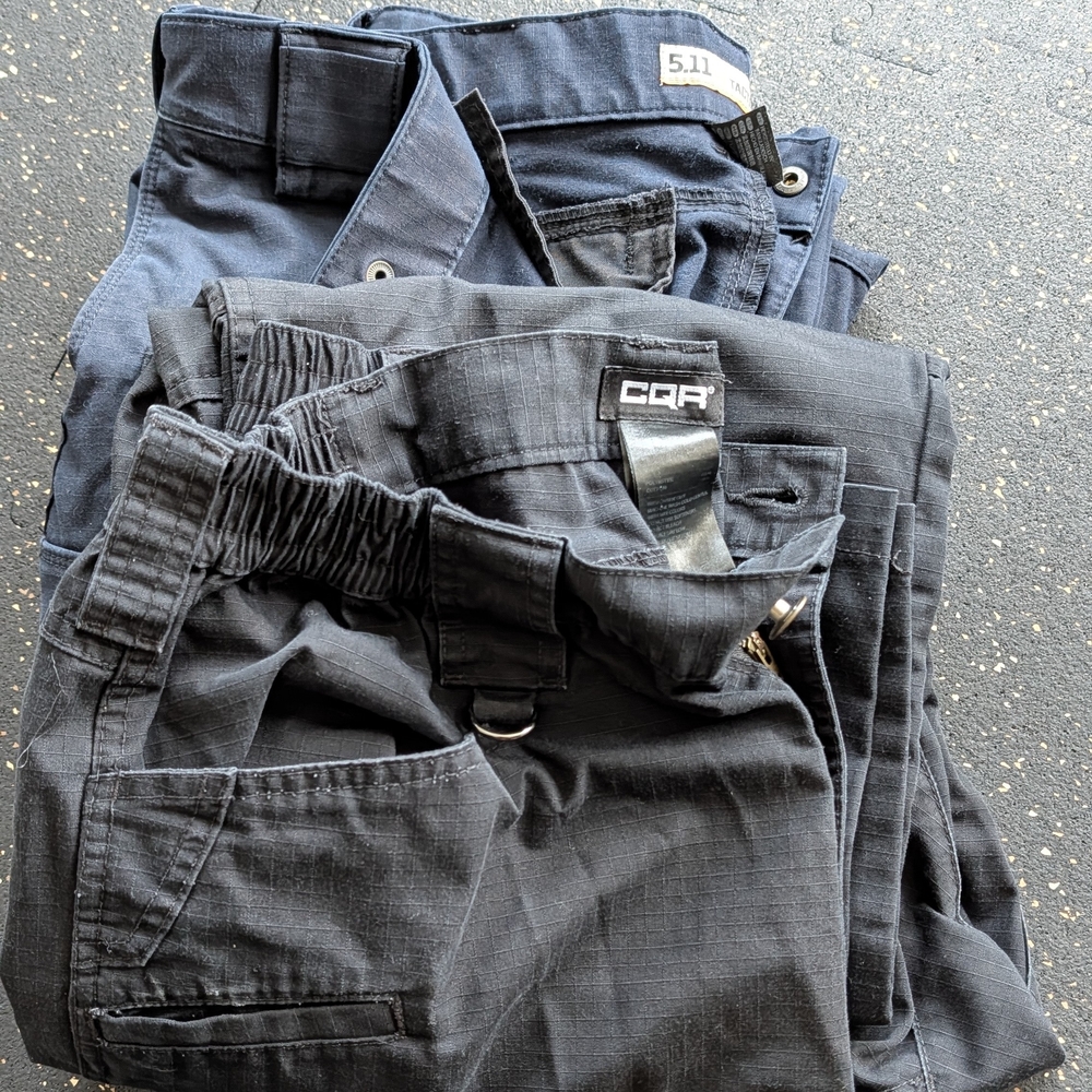 Black Tactical Cargo Pants